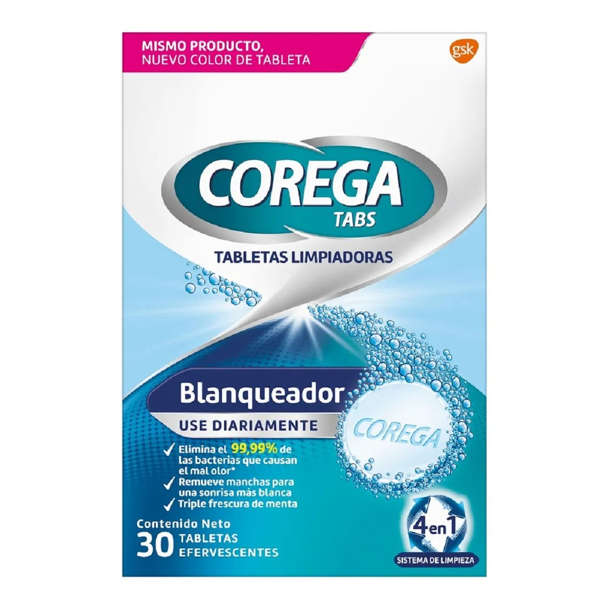 COREGA 30 EFFERVESCENT TABLETS