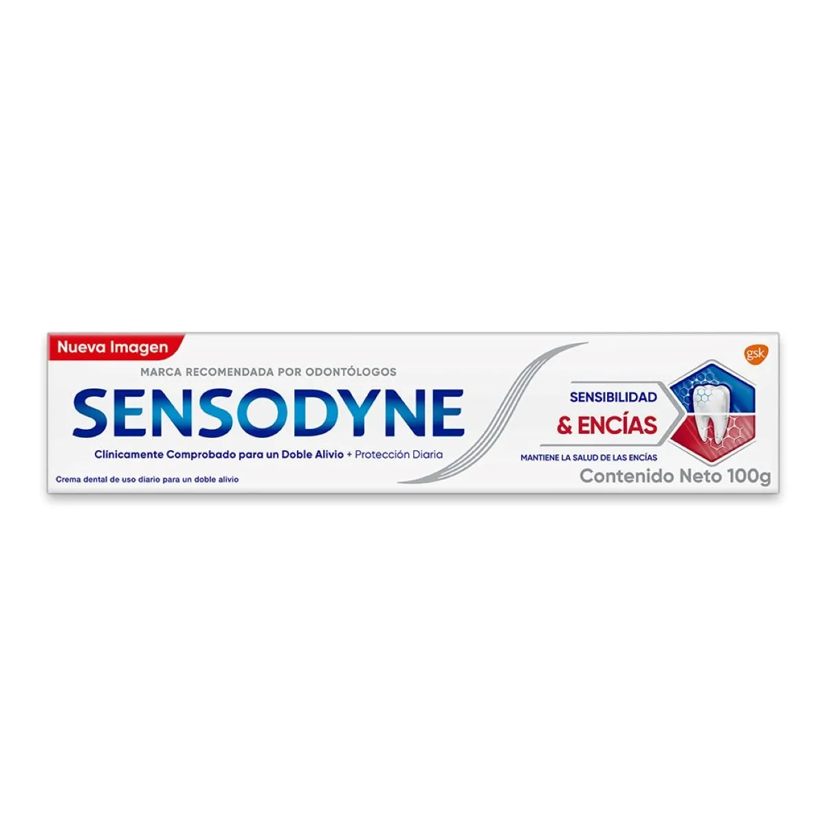 CREMA DENTAL SENSODYNE SENSIBILIDAD Y ENCÍAS 100G