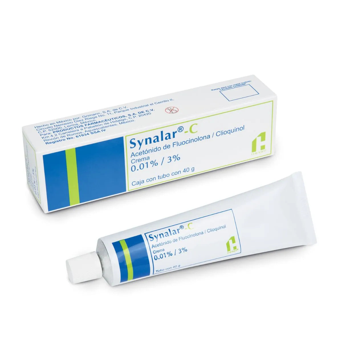SYNALAR-C (FLUOCINOLONE/CLIOQUINOL) CREAM 40G
