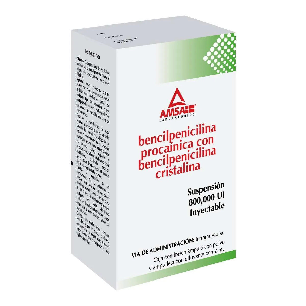 PROCAINE PENICILLIN WITH CRYSTALLINE PENICILLIN VIAL 2ML