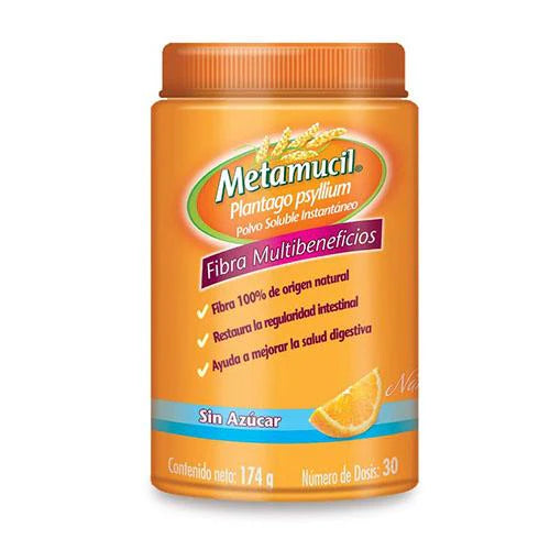 METAMUCIL ORANGE SUGAR-FREE 174G