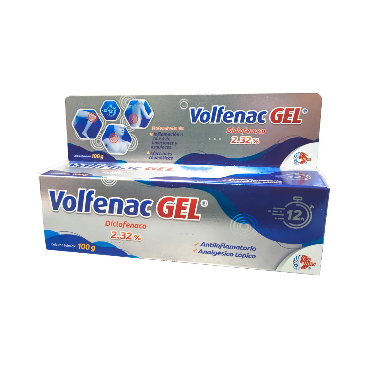 VOLFENAC (DICLOFENAC) GEL 2.32% TUBE 100G