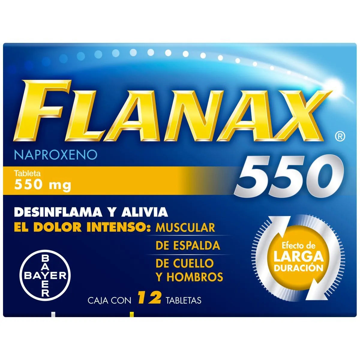 FLANAX 550 MG 12 TABLETAS