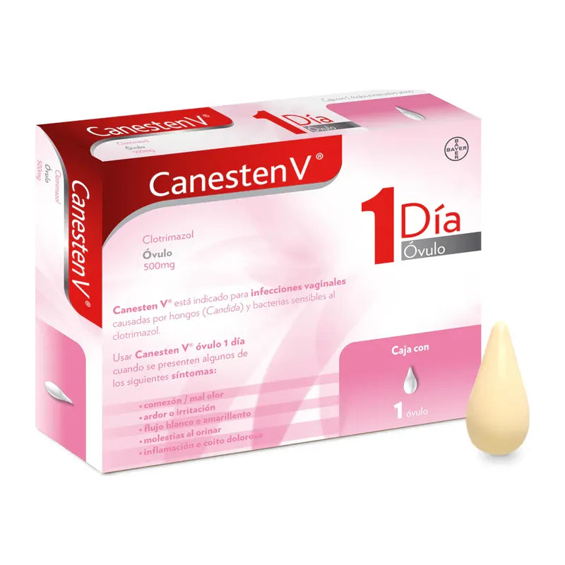 CANESTEN V (CLOTRIMAZOLE) 500MG 1 OVULE