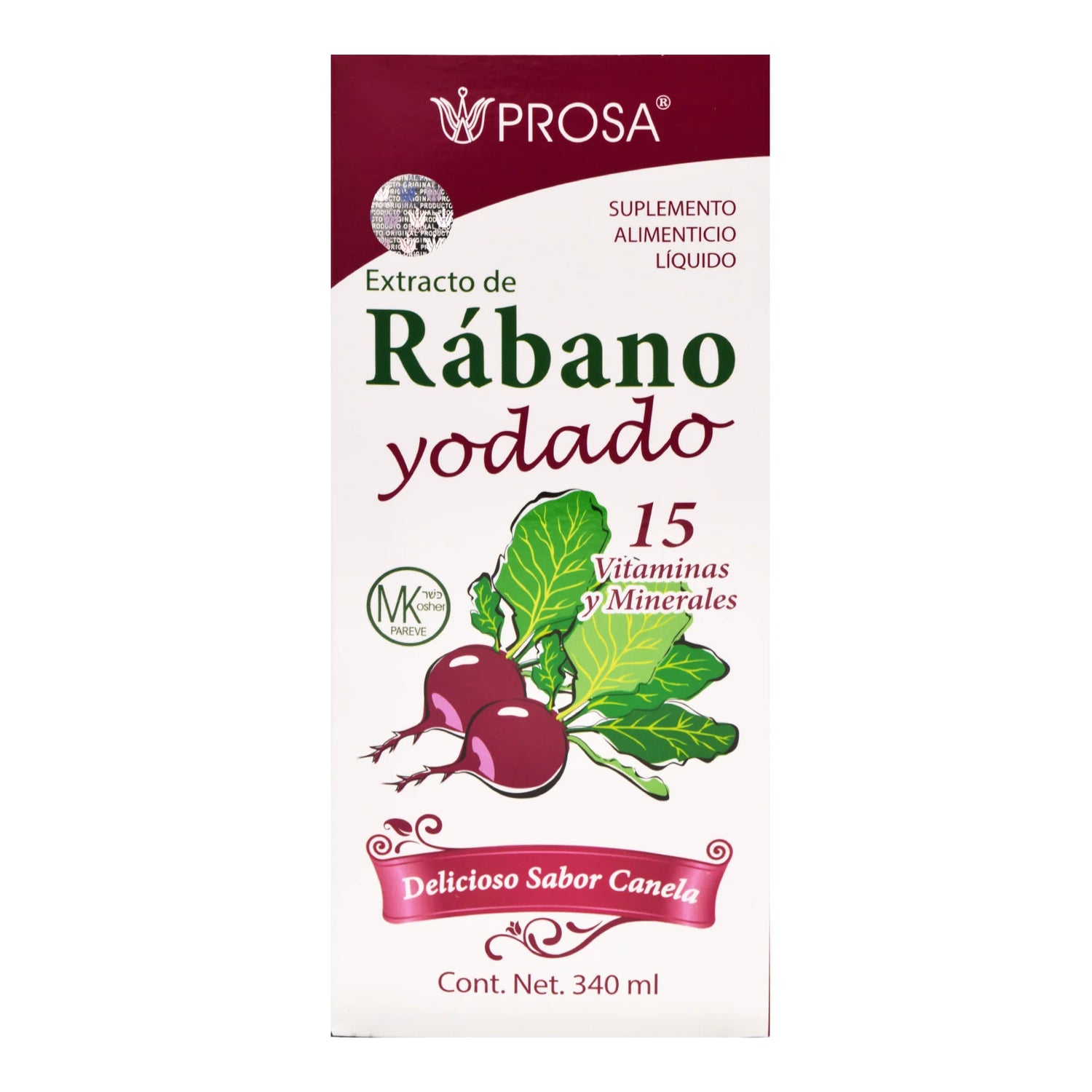 IODIZED RADISH EXTRACT 340ML