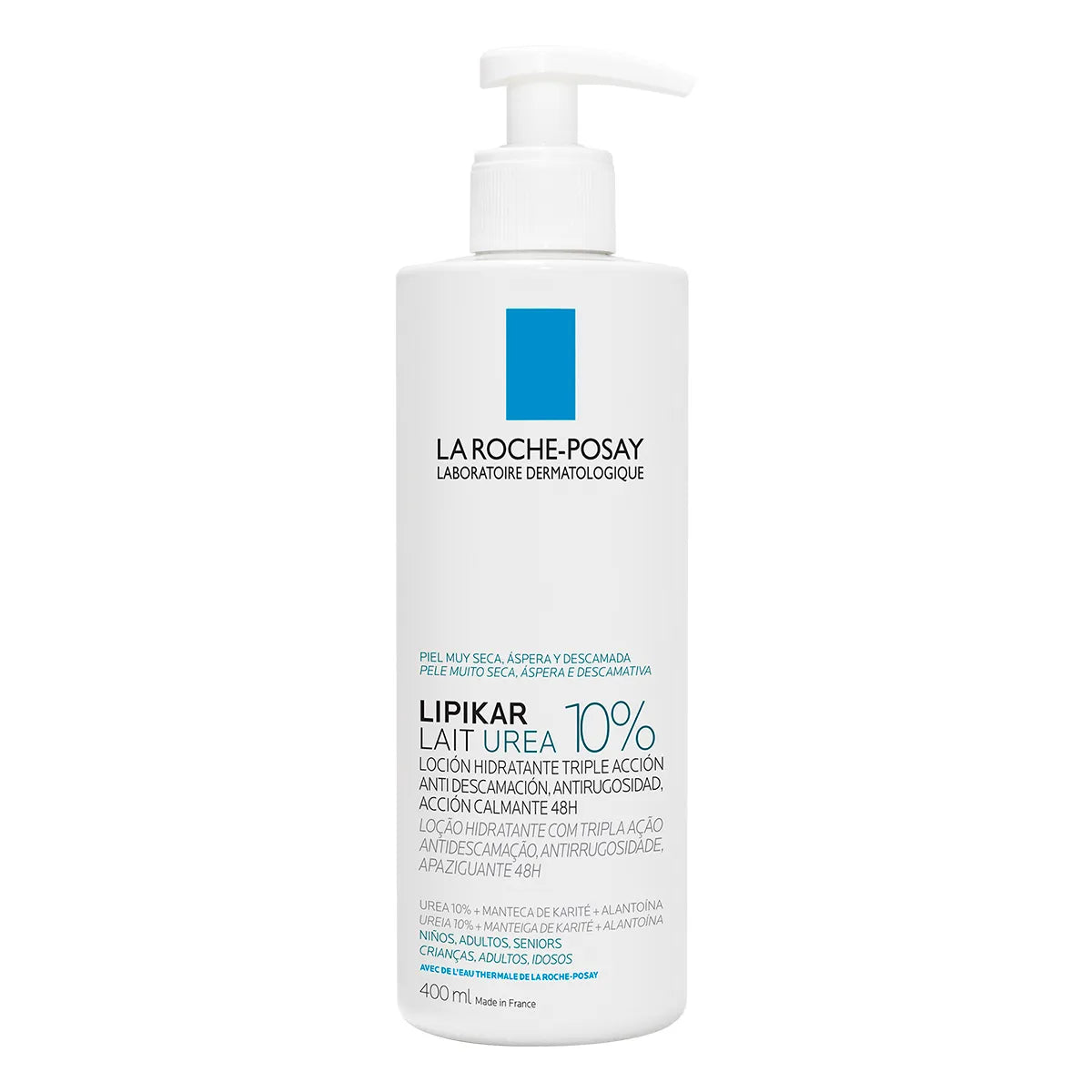 LOCION LIPIKAR LAIT UREA 10% 400 ML
