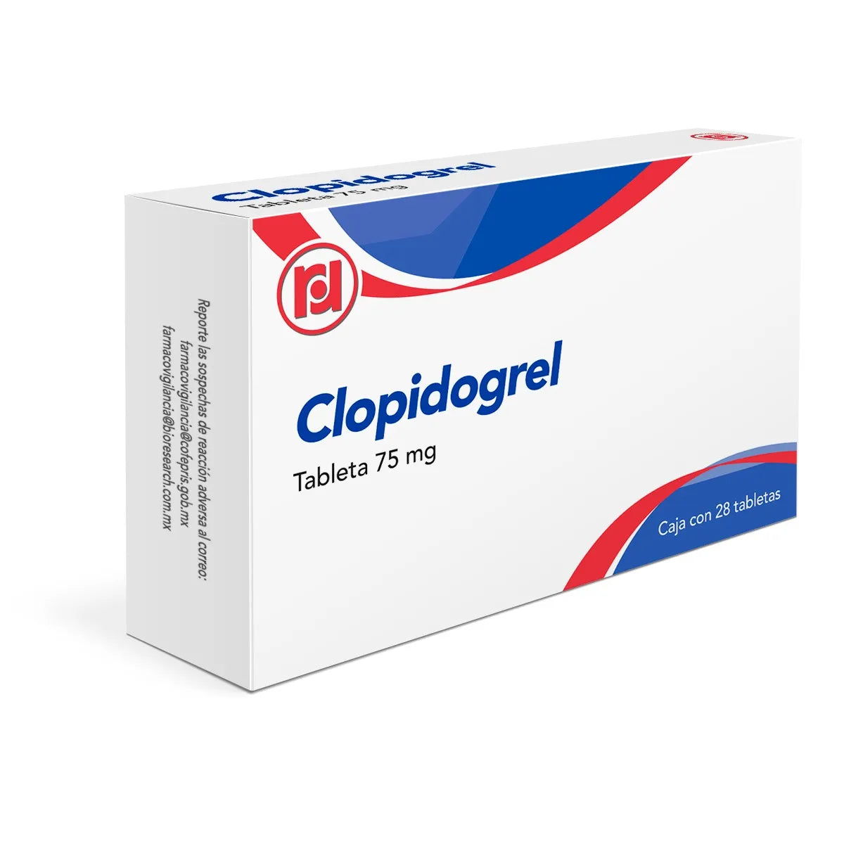 CLOPIDOGREL 75 mg 28 Tabletas