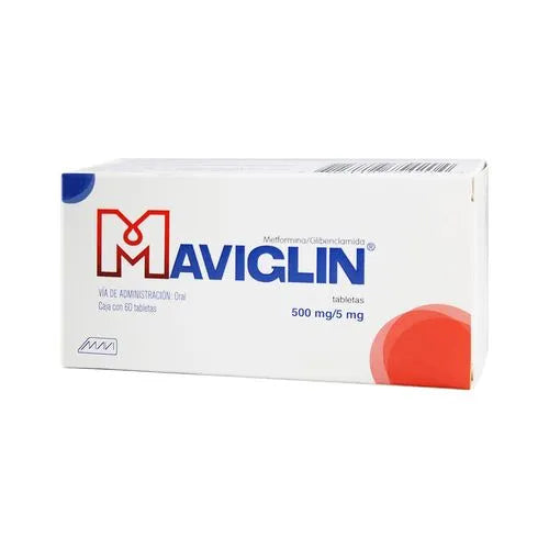 MAVIGLIN (METFORMIN/GLIBENCLAMIDE) 500MG/5MG 60TABLETS