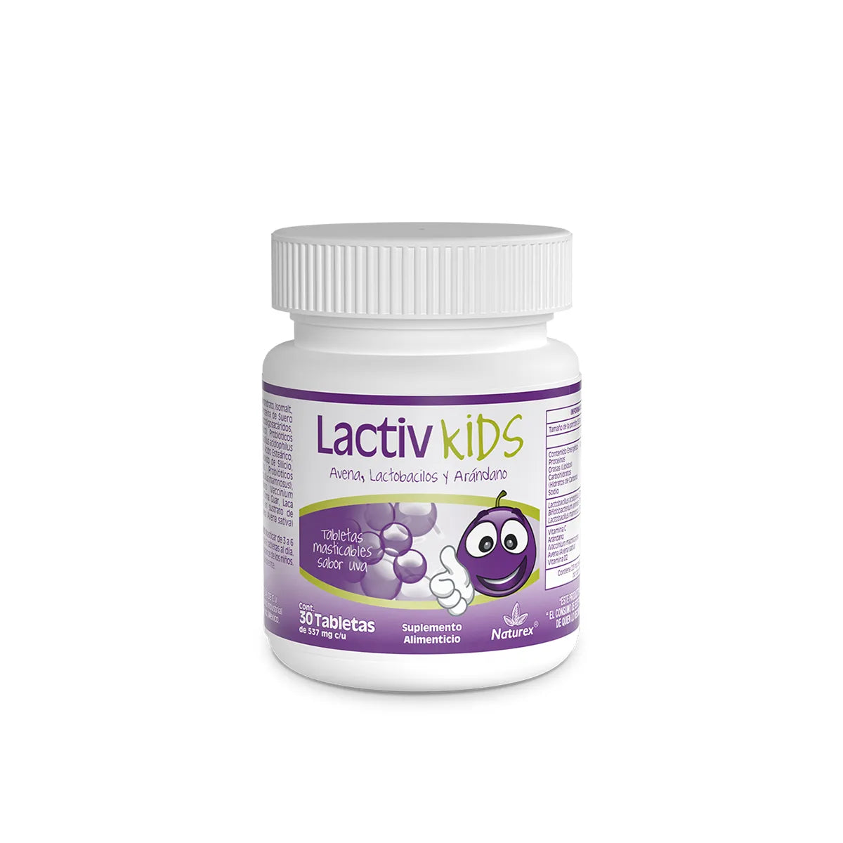 LACTIV KIDS (OAT, LACTOBACILLUS AND CRANBERRY) 537MG 30 TABLETS