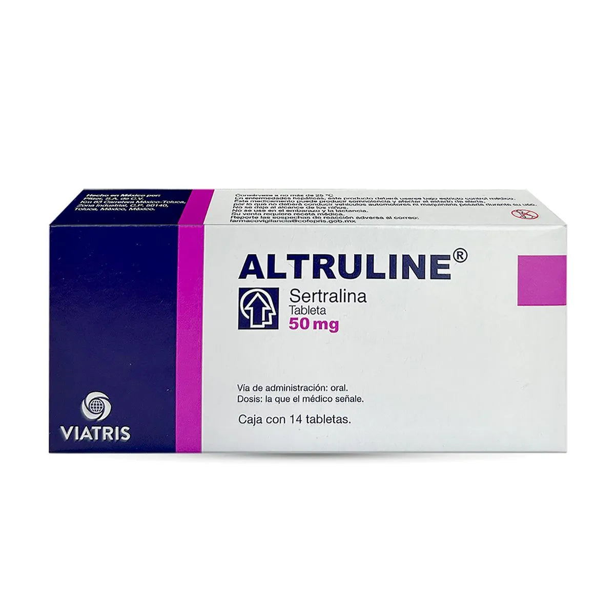 ALTRULINE (SERTRALINA) 50MG 14 TABLETAS