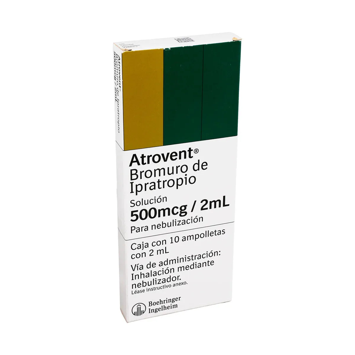 ATROVENT (IPRATROPIUM BROMIDE) 500MCG/2ML 10 AMPOULES OF 2ML