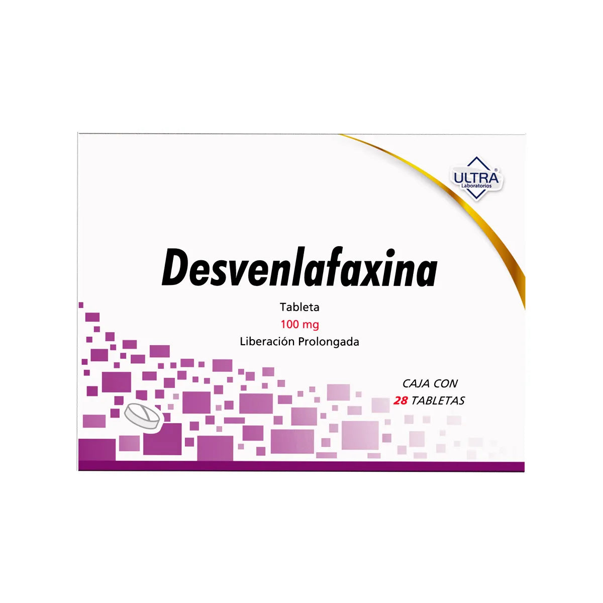 DESVENLAFAXINE 100MG EXTENDED-RELEASE 28TABLETS