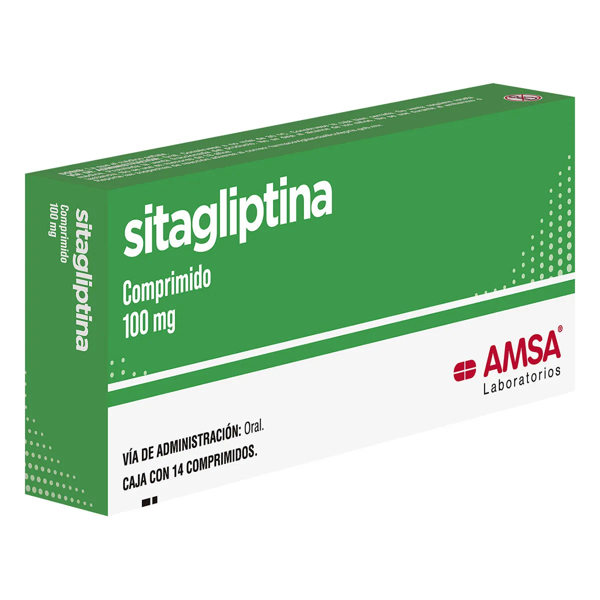 SITAGLIPTINA (Amsa) 14 Comprimidos 100 mg