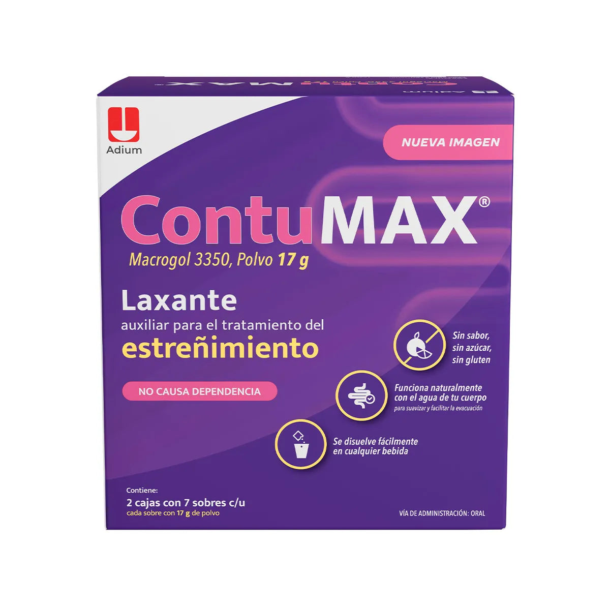 CONTUMAX LAXANTE 2 CAJAS CON 7 SOBRES DE 17G CADA UNO