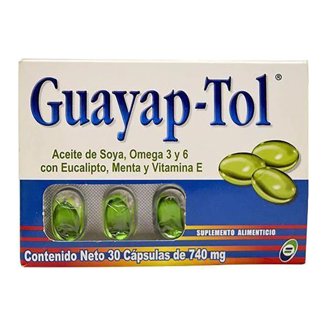 GUAYAP-TOL C/30 PEARLS 740MG