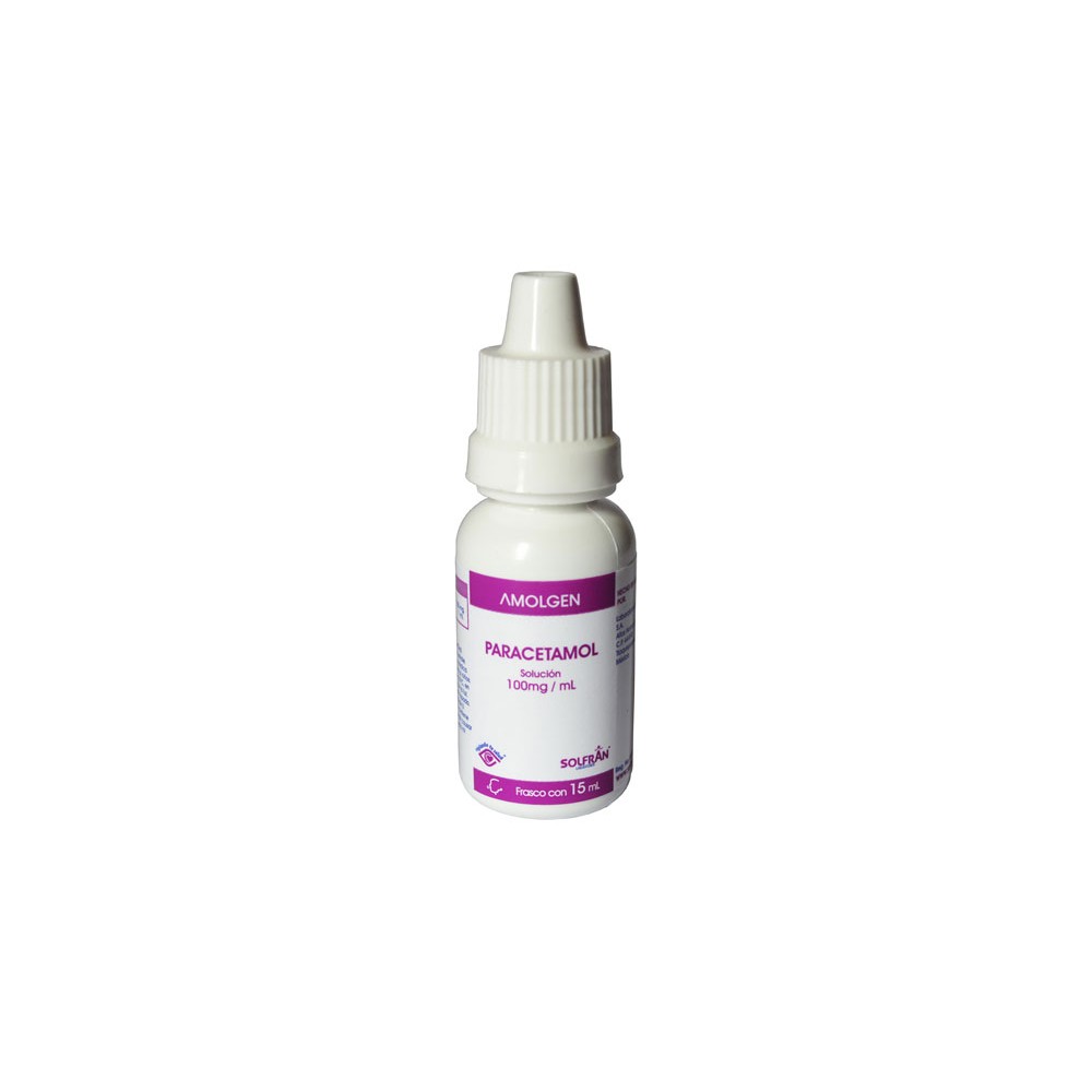 AMOLGEN (PARACETAMOL) 100MG ORAL DROPS SOLUTION 15ML