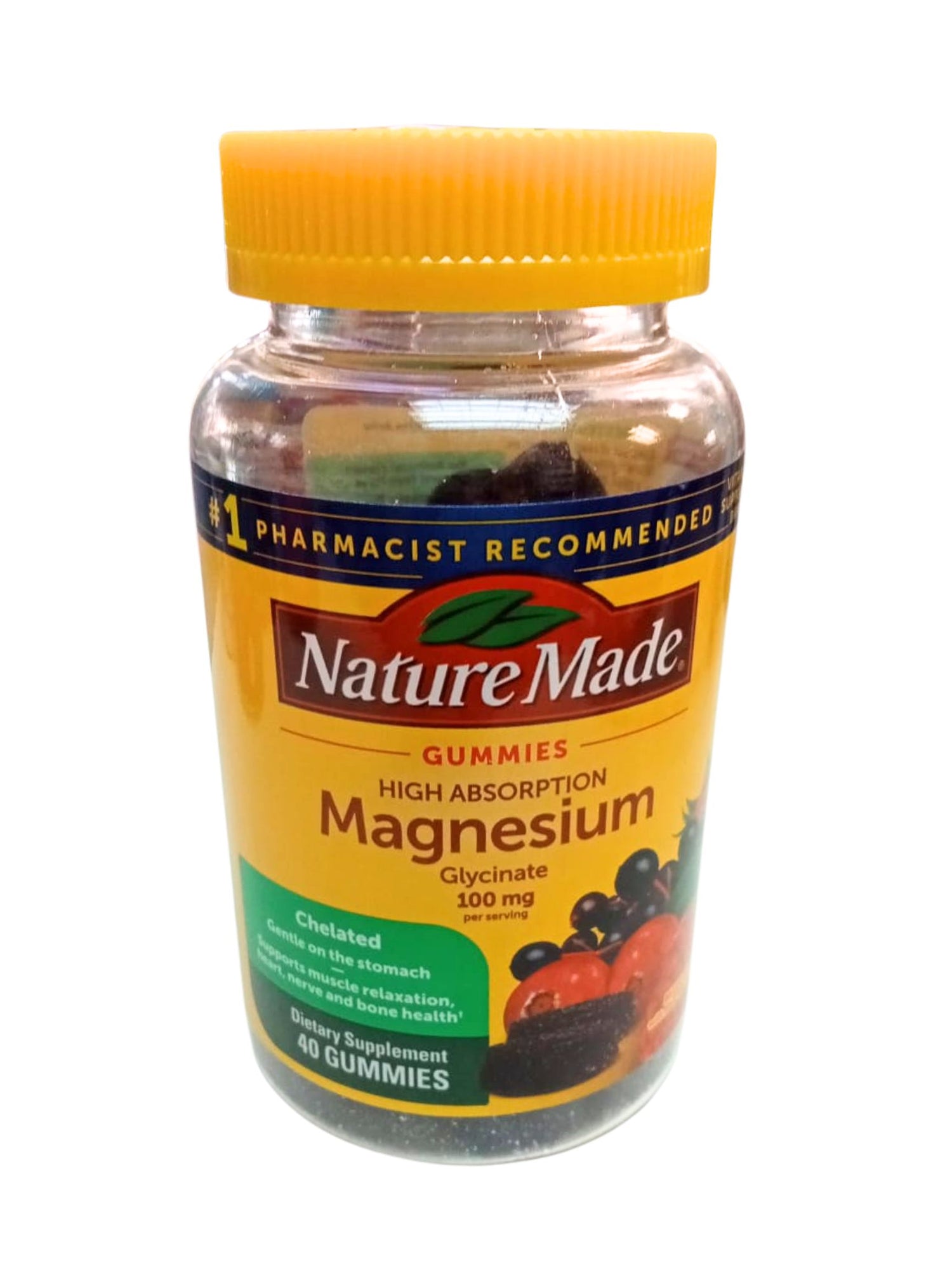 MAGNESIUM (GLYCINATE) 100MG 40 GUMMIES NATURE MADE
