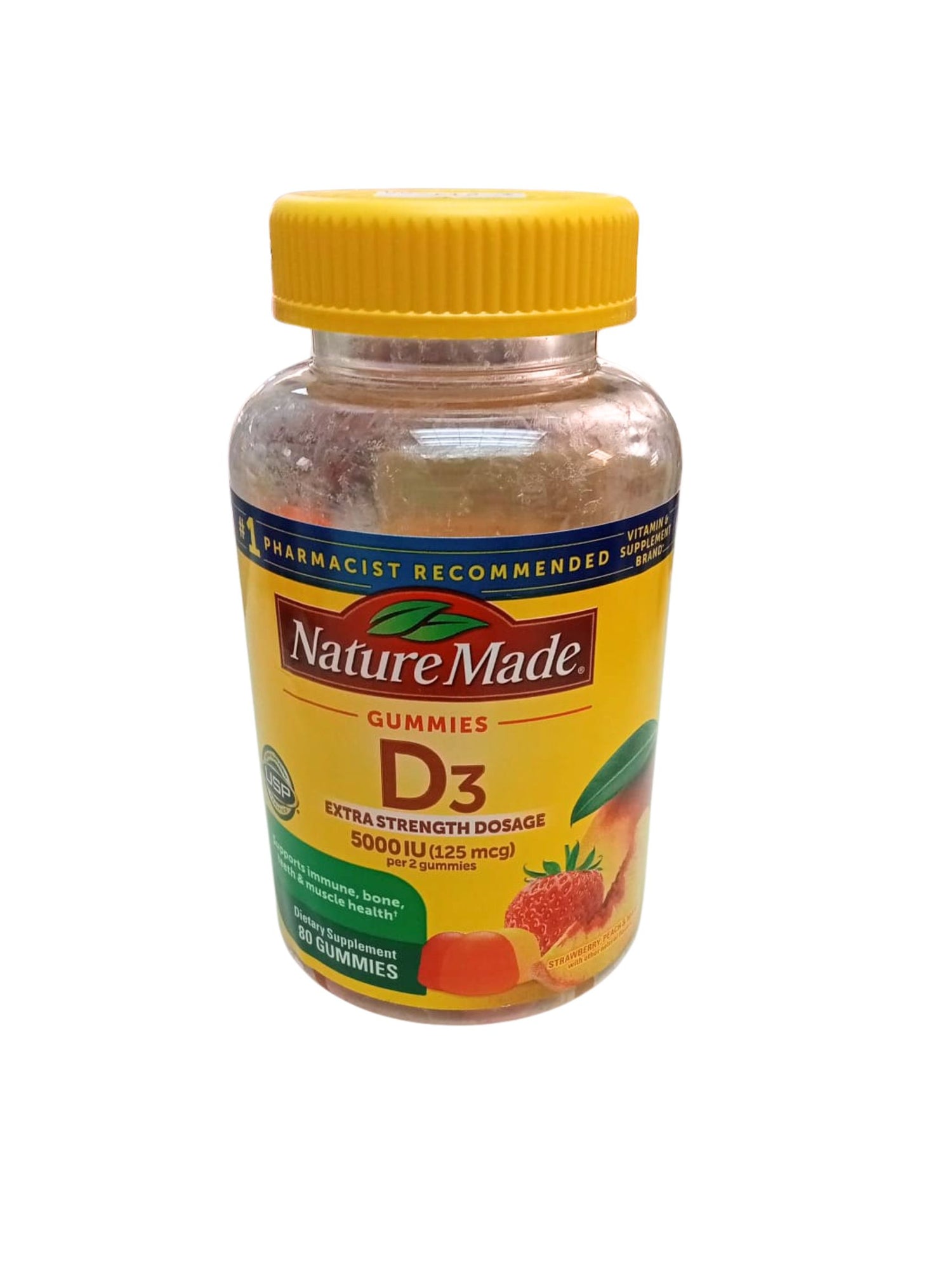 VITAMIN D3 125MCG 80 GUMMIES NATURE MADE