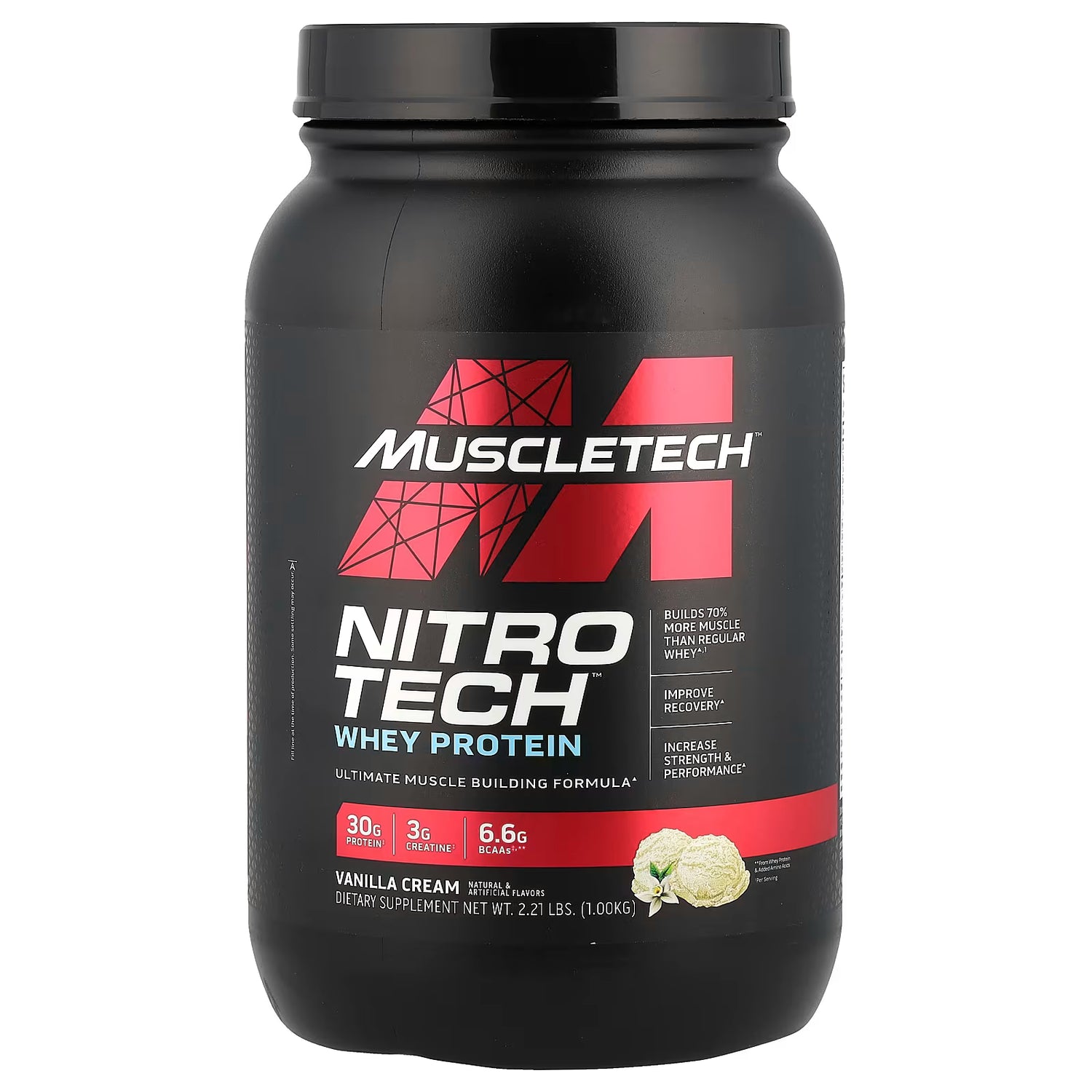 MT NITRO TECH WHEY PROTEIN 2.2 LB VAINILLA