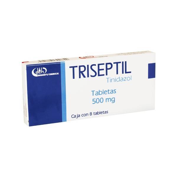TRISEPTIL (TINIDAZOLE) 500MG 8TABLETS