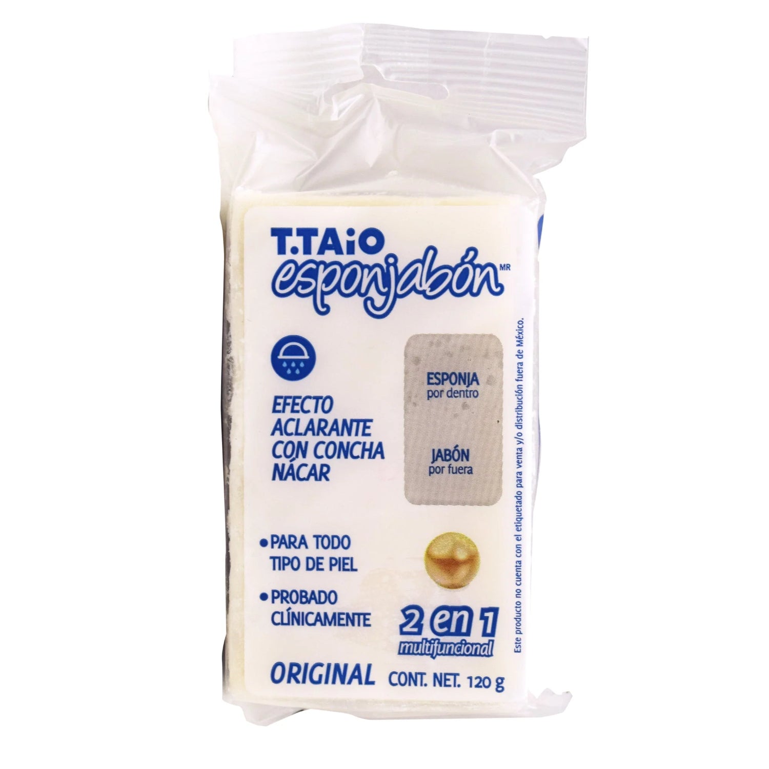 LIGHTENING SPONGE SOAP WITH PEARL POWDER 120G