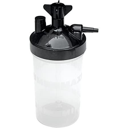 BUBBLE HUMIDIFIER WITH 3 PSI SAFETY VALVE SALTER LABS 1 PIECE