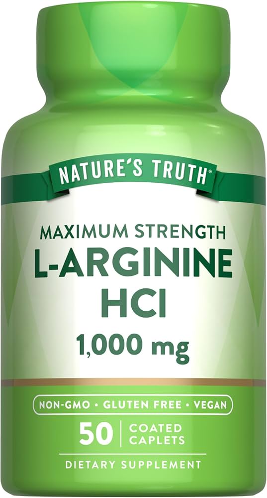 L-ARGININE HCI 1000 MG 50 COATED CAPLETS (NATURE´S TRUTH)