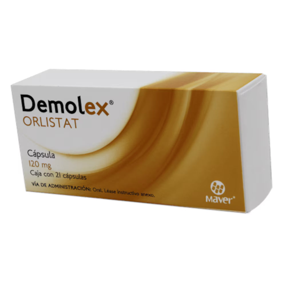 DEMOLEX (ORLISTAT) 120MG 21 CAPSULES