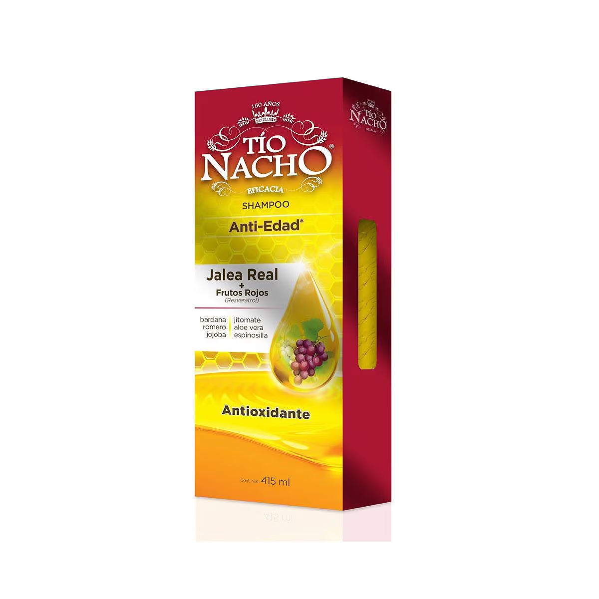 TÍO NACHO ROYAL JELLY + RED BERRIES shampoo 415ml