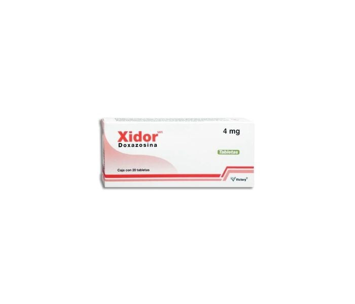 XIDOR (DOXAZOSIN) 4MG 20 TABLETS