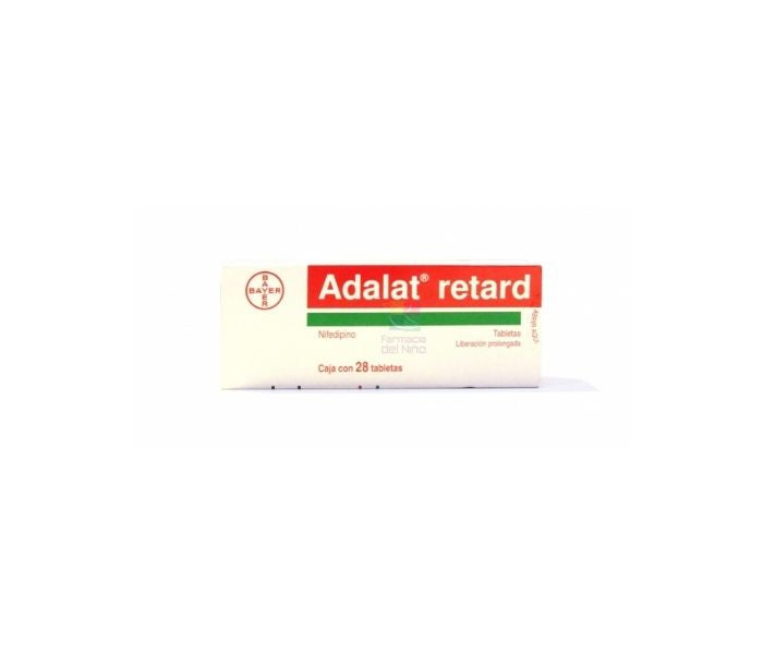 ADALAT RETARD (NIFEDIPINE) 20 mg 28 TABLETS