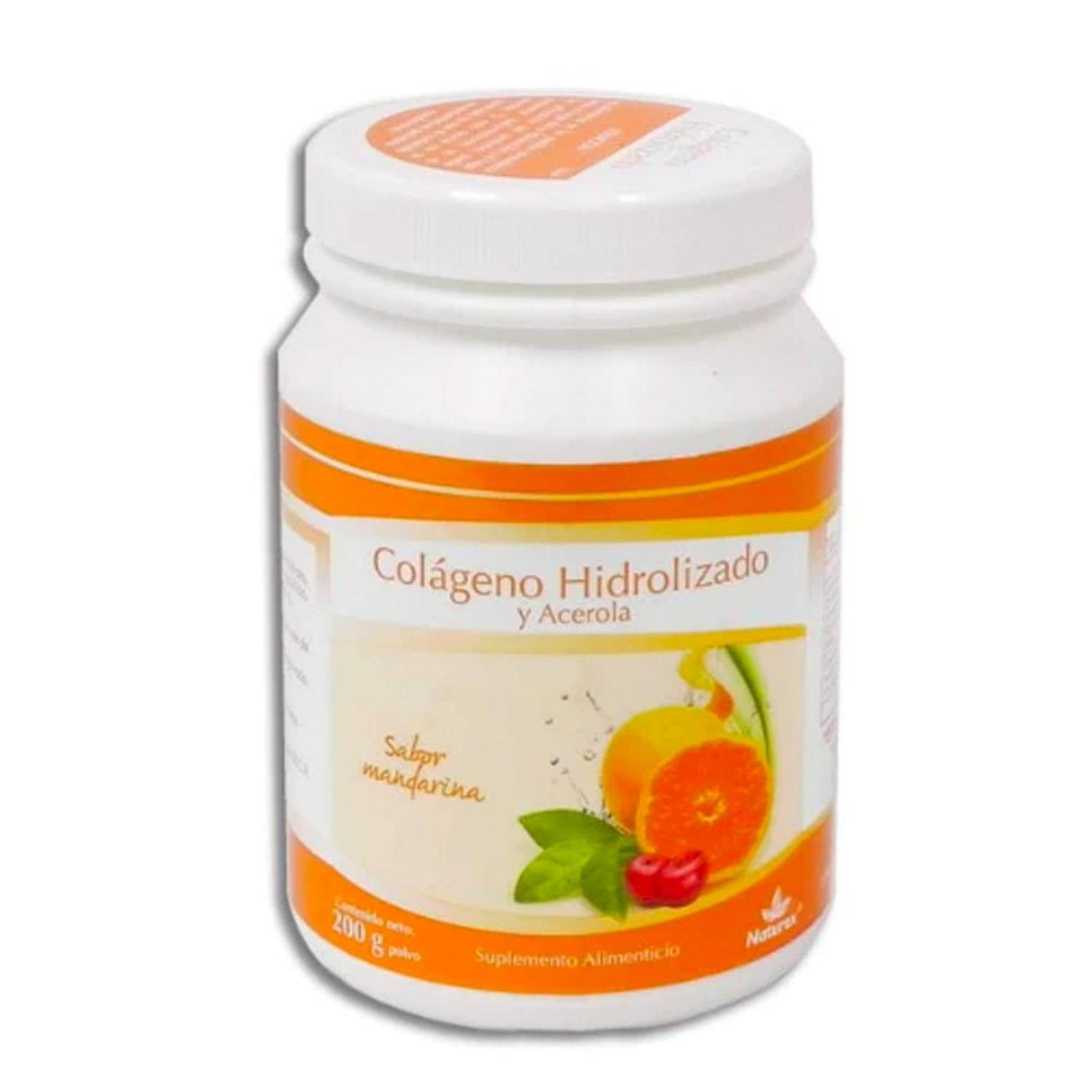HYDROLYZED COLLAGEN AND ACEROLA MANDARIN 200G POWDER
