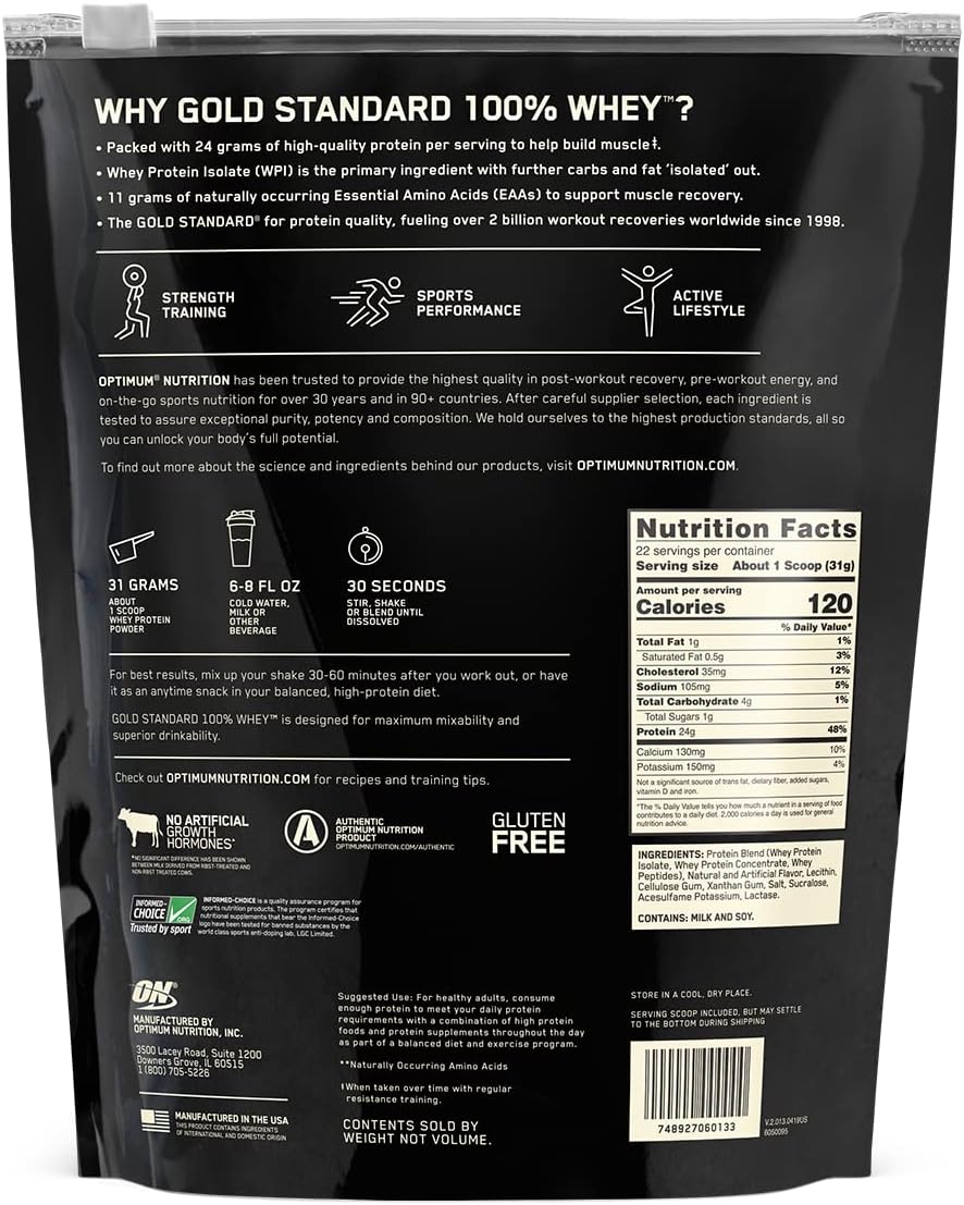 ON 100% WHEY GOLD STD 1.5LBS VANILLA CREAM