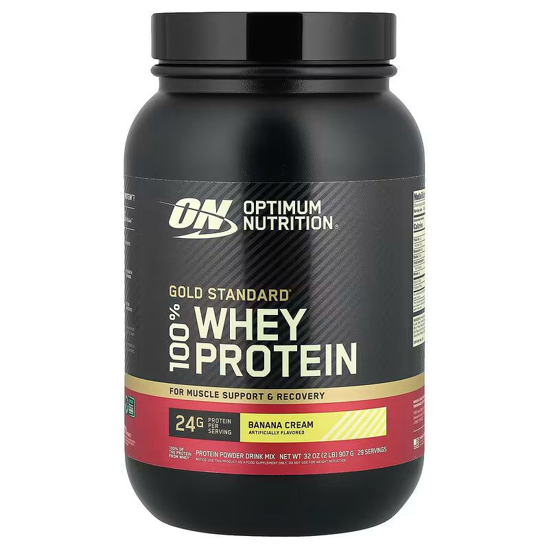 ON 100% WHEY GOLD STANDARD 2LBS BANANA CREAM - OPTIMUM NUTRITION