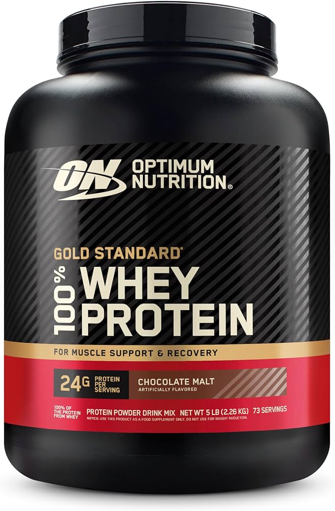 ON 100% WHEY PROTEIN GOLD STANDARD 5 LBS MALT CHOCOLATE