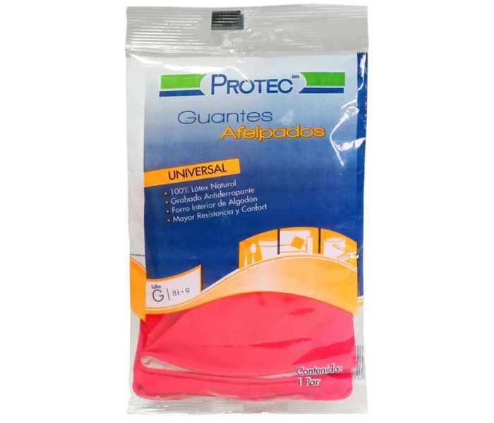 GUANTES DOMÉSTICOS AFELPADO DEGASA T: GRANDE