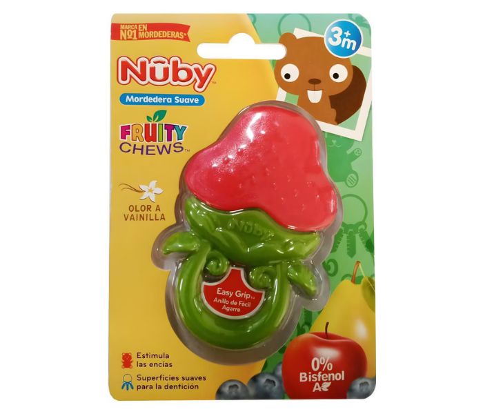 MORDEDERA NUBY FRUITY CHEWS 1 PIEZA