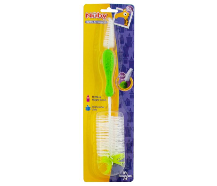ESCOBILLÓN PARA BIBERONES NUBY 2 EN 1