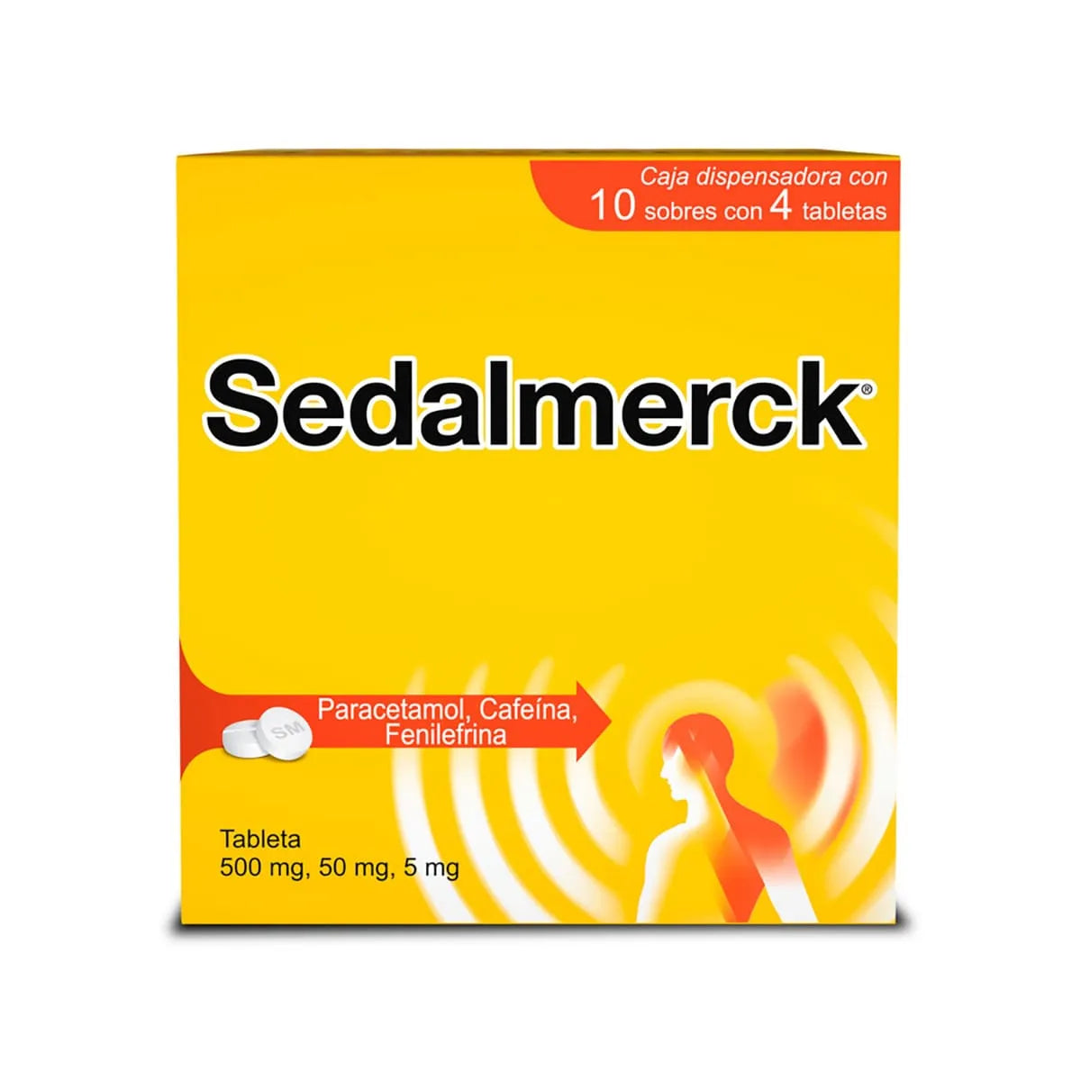 SEDALMERCK 500/50/5MG 40 TABLETS
