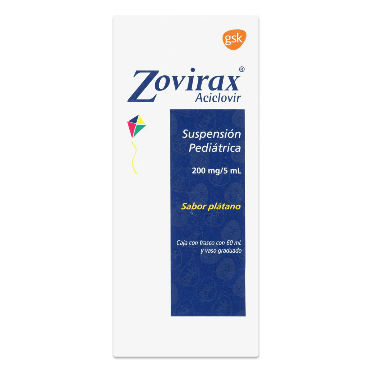 ZOVIRAX (ACYCLOVIR) PEDIATRIC SUSPENSION 200MG 60ML