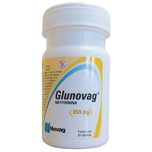 GLUNOVAG (METFORMIN) 850MG BOTTLE WITH 30TABLETS