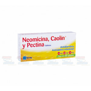 NEOMICINA, CAOLIN Y PECTINA 129MG/280MG/30MG 20T