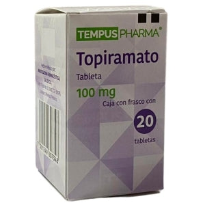TOPIRAMATE 100MG 20 TABLETS