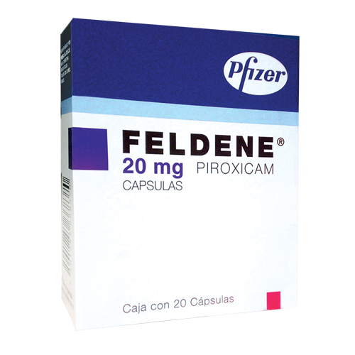 FELDENE (PIROXICAM) 20MG 20 CAPSULES
