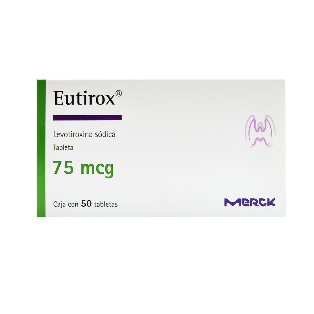 EUTHYROX (LEVOTHYROXINE SODIUM) 75MCG 50TAB