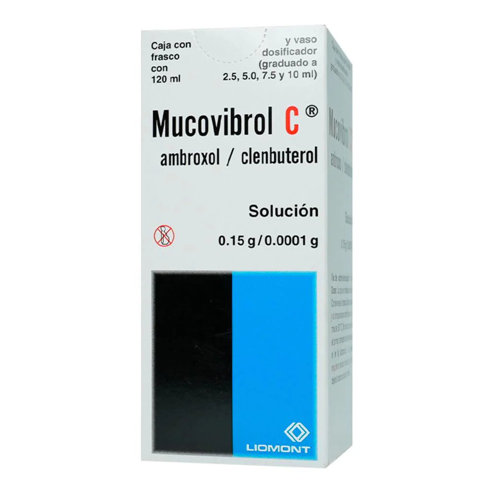 MUCOVIBROL "C" (AMBROXOL/CLENBUTEROL) SOL 120ML