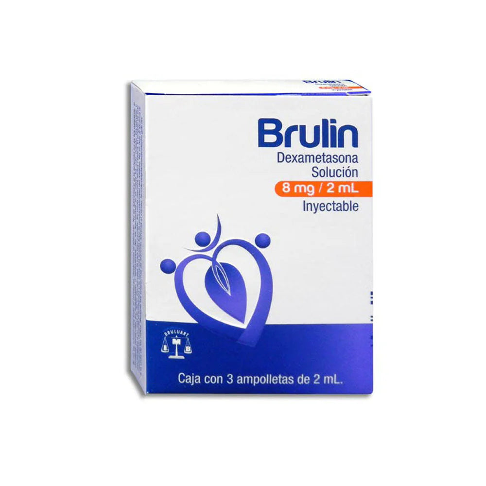 BRULIN (DEXAMETHASONE) 8MG/2ML 3 AMPOULES
