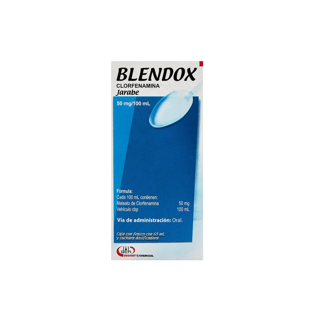 BLENDOX (CHLORPHENAMINE) SYRUP 60ML 50MG