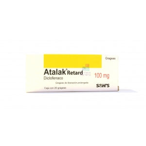 ATALAK RETARD (DICLOFENAC) 20 TABLETS 100MG