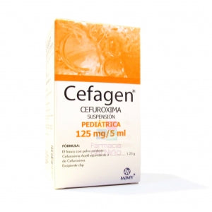 CEFAGEN (CEFUROXIME) SUSP 125MG/50ML